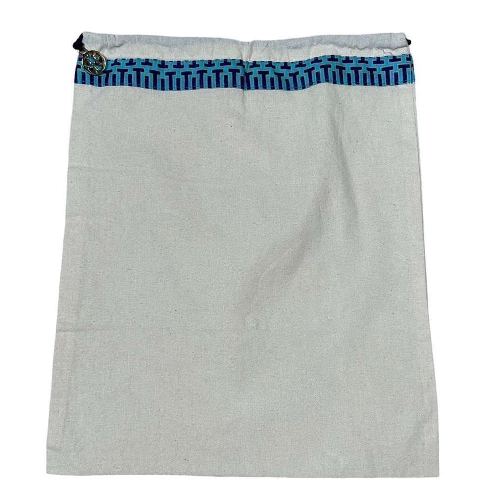 Tory Burch Tan Drawstring Shoe Bag